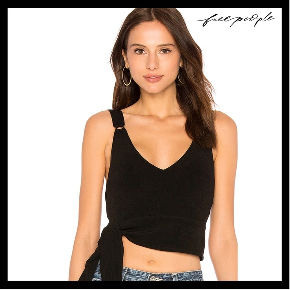 Free People Tops - FREE PEOPLE SIDE TIE TANK CROP TOP
